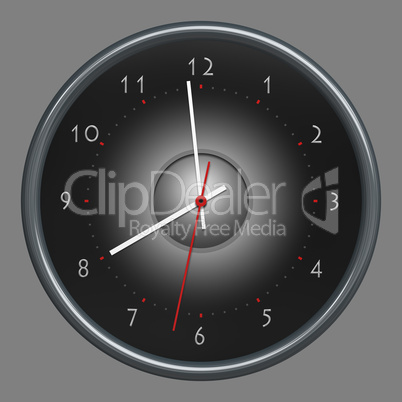 clock isolated