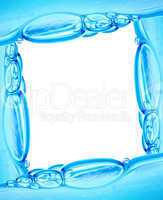 Blue framework from water