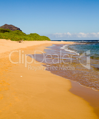 Maha'ulepu beach in Kauai