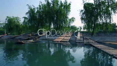 Yangshuo bamboo rafting III