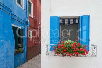 Colorful houses of Burano, Venice, Italy