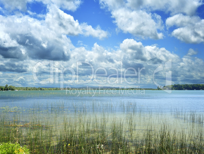 Lake And A Blue Sky