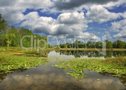 Lake And A Beautiful Sky