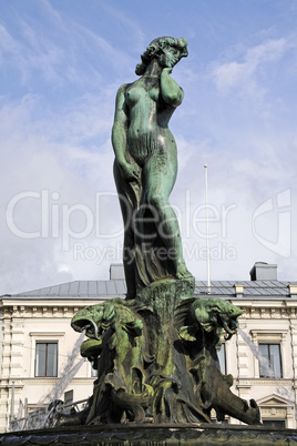 Springbrunnen Tochter der Ostsee, Helsinki