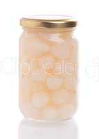 Pickled onions jar