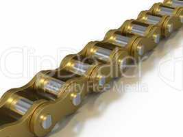 Gold - Bicycle chain