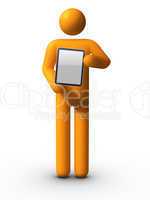 Holding Tablet PC