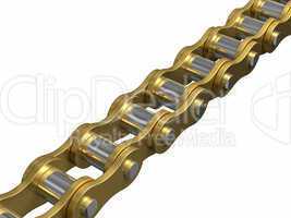 Gold - Bicycle chain