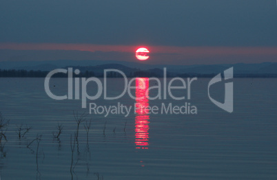 Sonnenuntergang am Bodensee