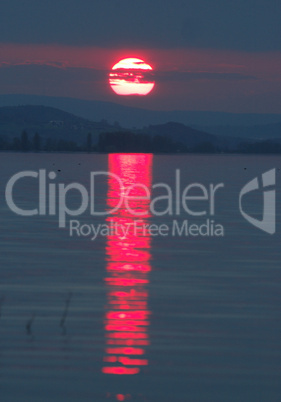 Sonnenuntergang am Bodensee