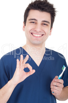 Dentist ok sign