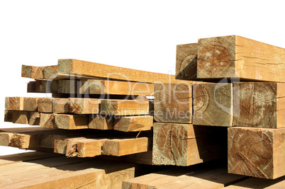 Pine wood logs