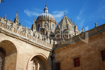 New Cathedral Dome in Salamanca, Spain