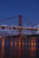 Lisbon Bridge - April 25th (Night)