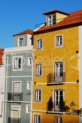 Ancient building facade