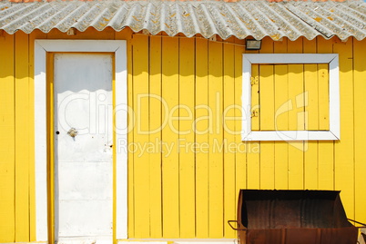 Yellow fisherman house