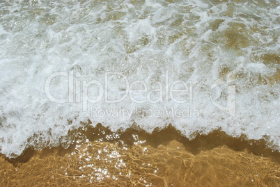 Sparkling ocean scene background