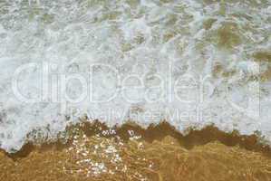 Sparkling ocean scene background