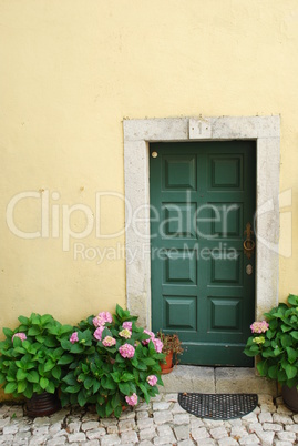 Typical house detail in local village