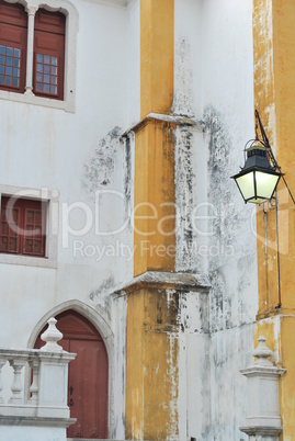 Architectural detail of a church in Sintra