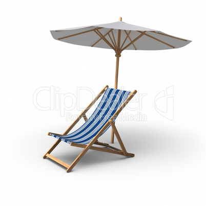 Chair & Umbrella
