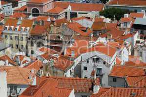 Lisbon rooftops view