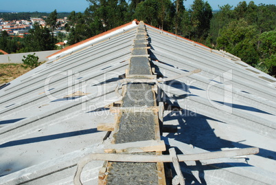 Framework for the roof (detail)