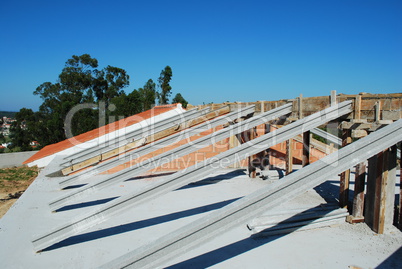 Framework for the roof