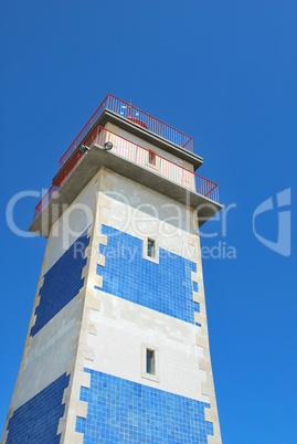 Lighthouse architecture in Cascais, Portugal