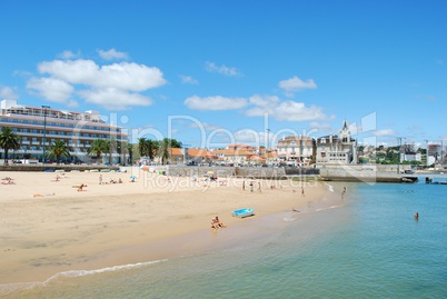 Stunning beach in Cascais, Portugal