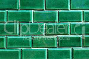 Green antique mosaics background