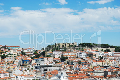 Sao Jorge Castle in Lisbon, Portugal