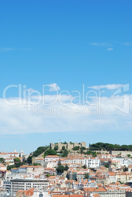 Sao Jorge Castle in Lisbon, Portugal