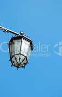 Old lantern with sky background