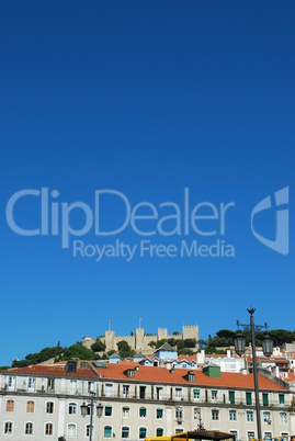 Sao Jorge Castle in Lisbon, Portugal