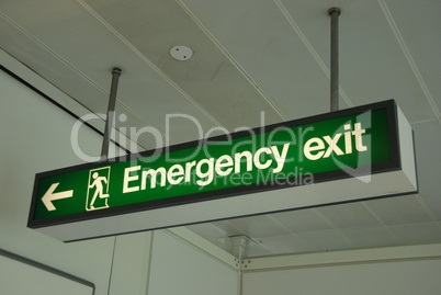 Emergency exit signal