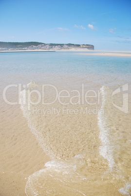 Beautiful Obidos Lagoon in Foz do Arelho, Portugal