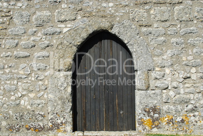 Entrance door of Ourem Castle