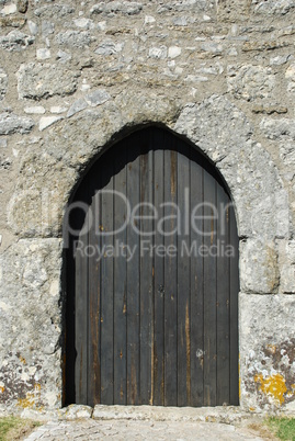 Entrance door of Ourem Castle