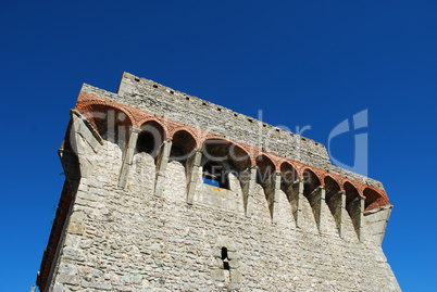 Ourém Castle (blue sky background)