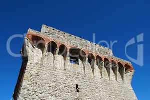 Ourém Castle (blue sky background)