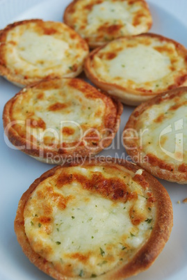 Three cheese piccolinis starter