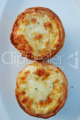 Three cheese piccolinis starter