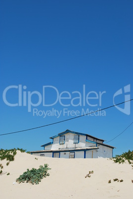 Resort villa on beach dunes (ocean front)
