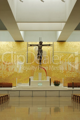New and modern cathedral of Fatima