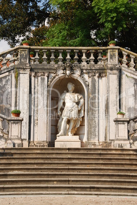 Architecture detail in Ajuda Garden in Lisbon, Portugal