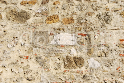 Unshaped stone wall pattern