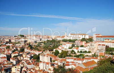 Cityscape of Lisbon in Portugal