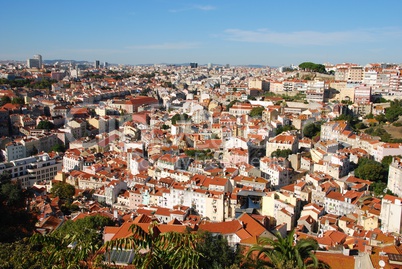 Cityscape of Lisbon in Portugal