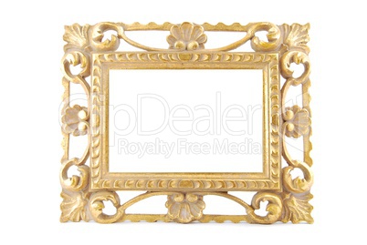 Gold metal frame